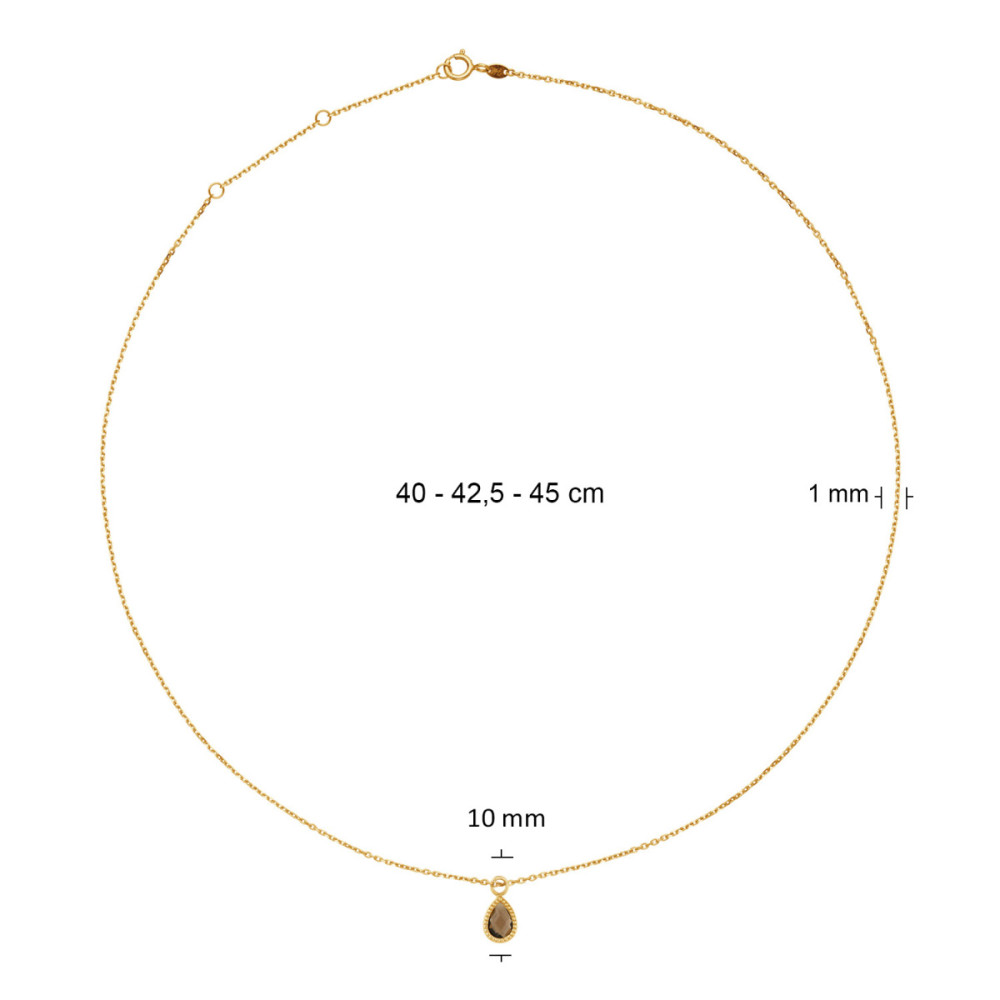jackie-gold-jkn25-561-ketting-van-14-karaat-goud-met-peer-geslepen-rookkwarts-lengte-40-45-cm