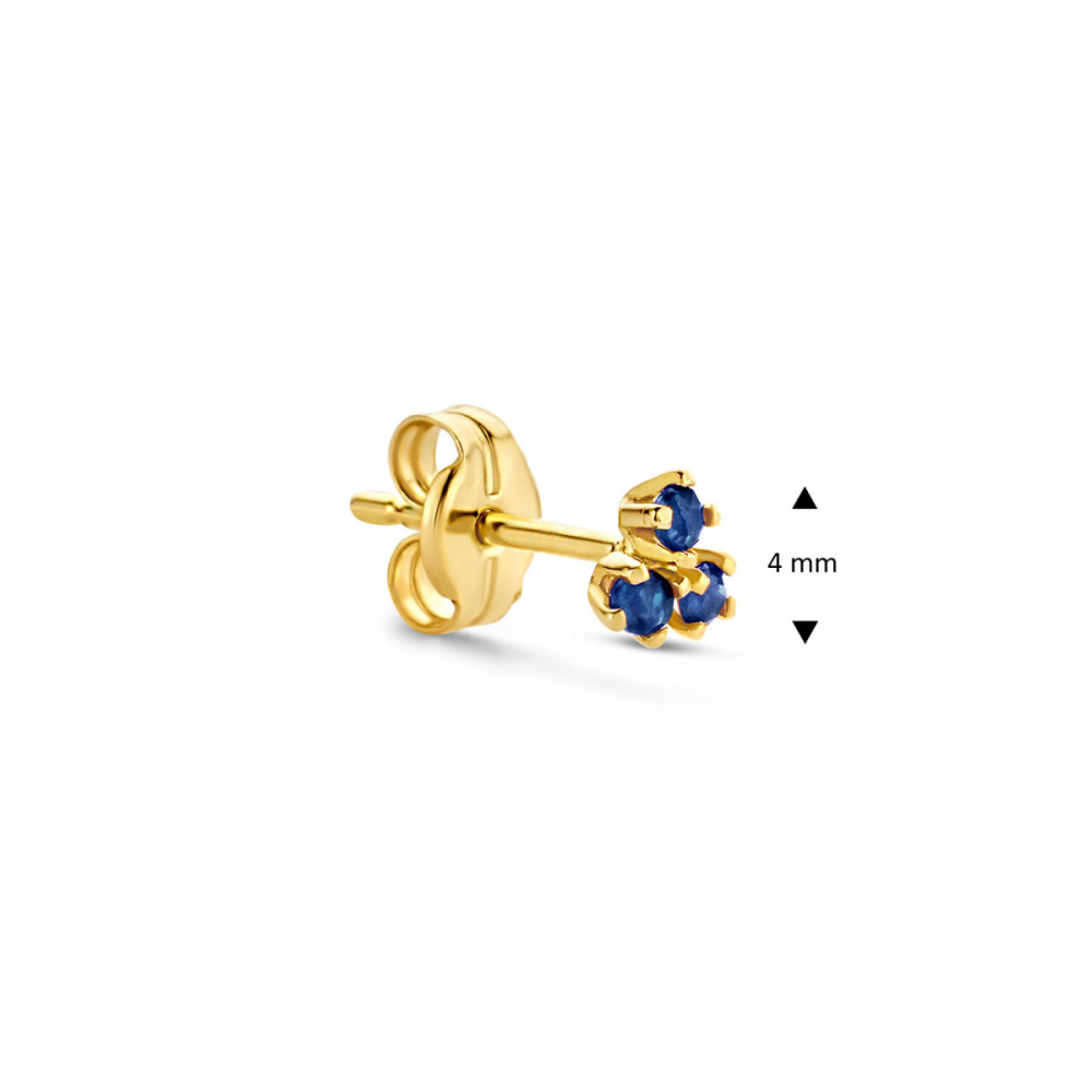 jackie-gold-jks20014-blauw-oorknopje-van-saffier-en-14-karaat-goud-4-mm-per-stuk