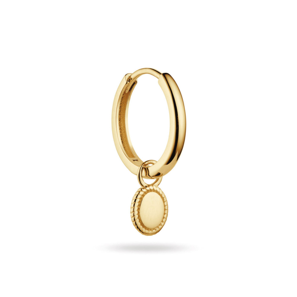 jackie-gold-jks25575-oorring-met-bewerkte-cirkel-hanger-van-14-karaat-goud-per-stuk