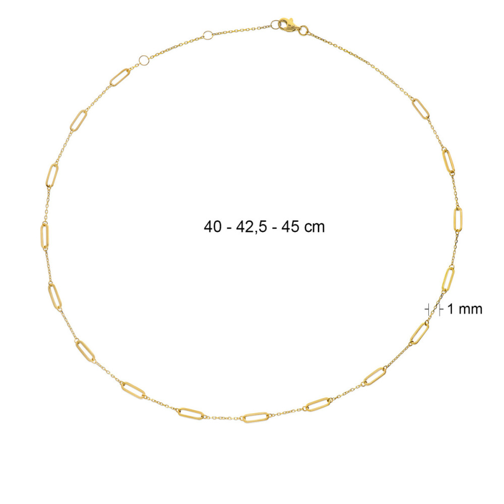 jackie-gold-las-ramblas-jkn23301-ketting-anker-paperclips-geelgoud-14-karaat-lengte-40-425-45-cm