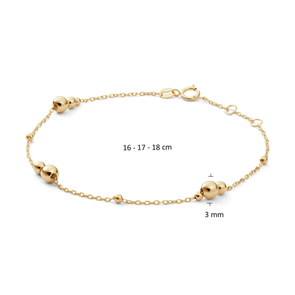 jackie-gold-lions-head-jkb26-614-bolletjes-armband-14-karaat-goud-en-anker-schakels-lengte-16-17-18-cm
