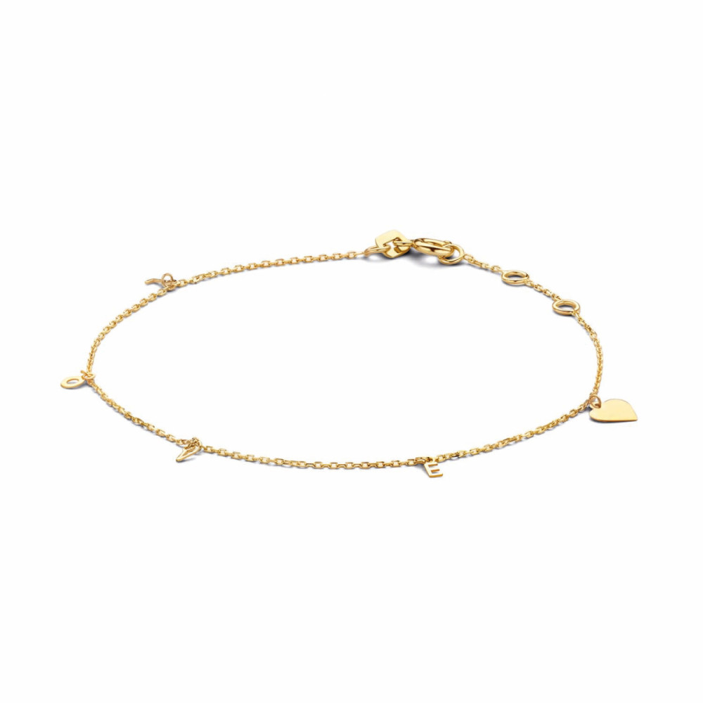 jackie-gold-love-jkb20030-armband-love-geelgoud-14-karaat-lengte-16-17-18-cm