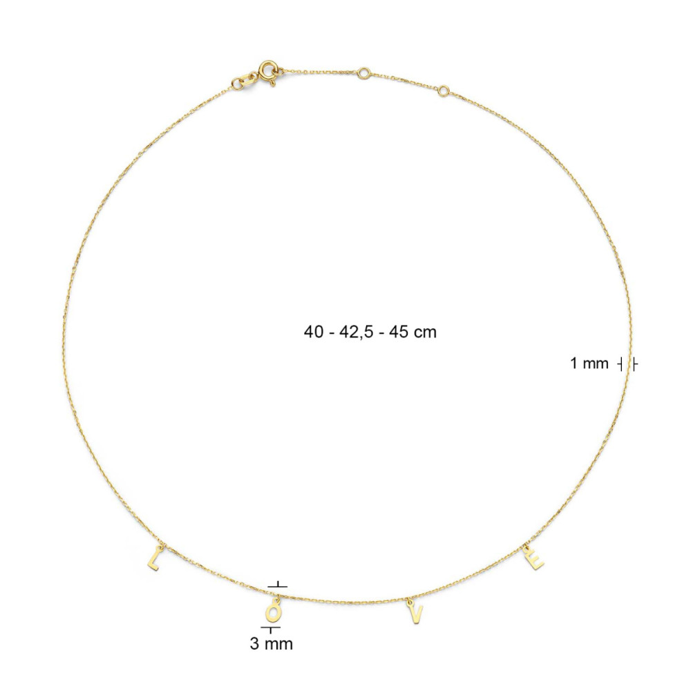 jackie-gold-love-jkn23030-ketting-love-geelgoud-14-karaat-lengte-40-425-45-cm