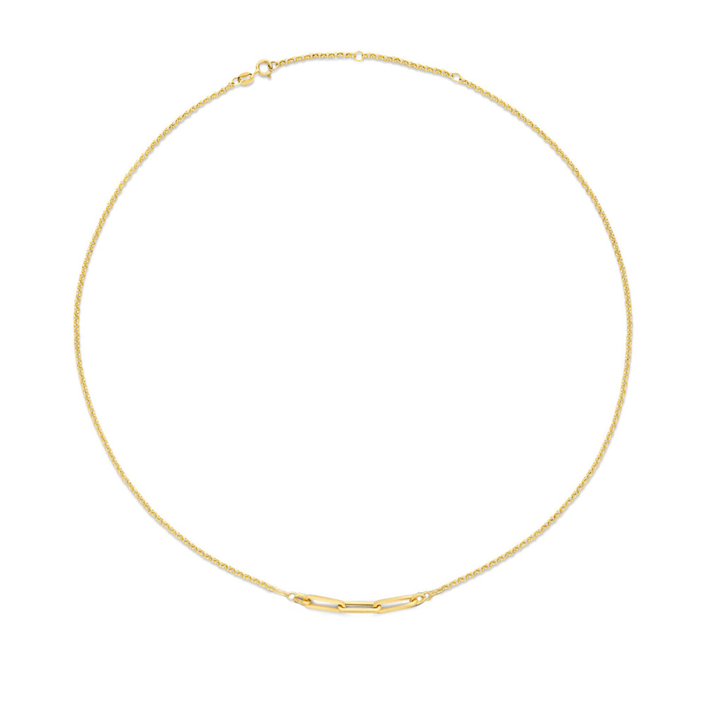 jackie-gold-lungomare-jkn22222-ketting-anker-en-paperclipschakel-geelgoud-14-karaat-lengte-40-45-cm
