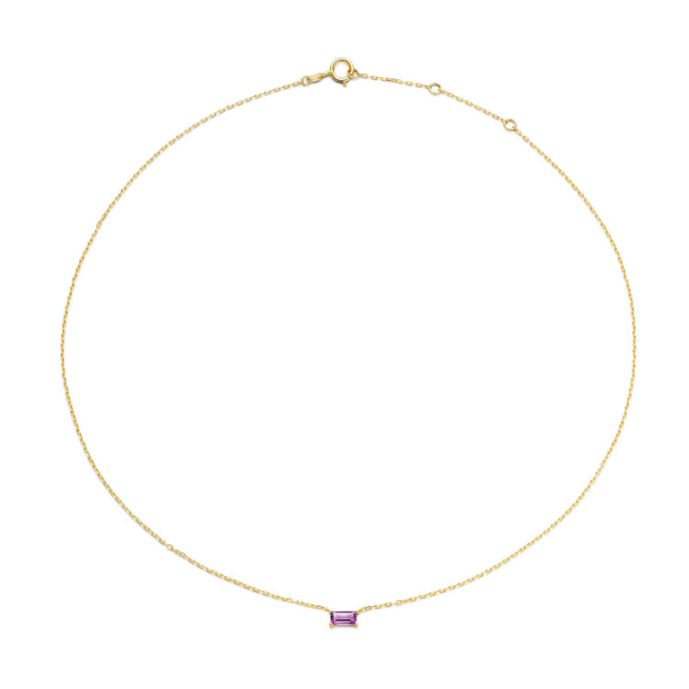 jackie-gold-medina-amethist-jkn21156-ketting-amethist-geelgoud-14-karaat-goudkleurig-paars-lengte-40-45-cm