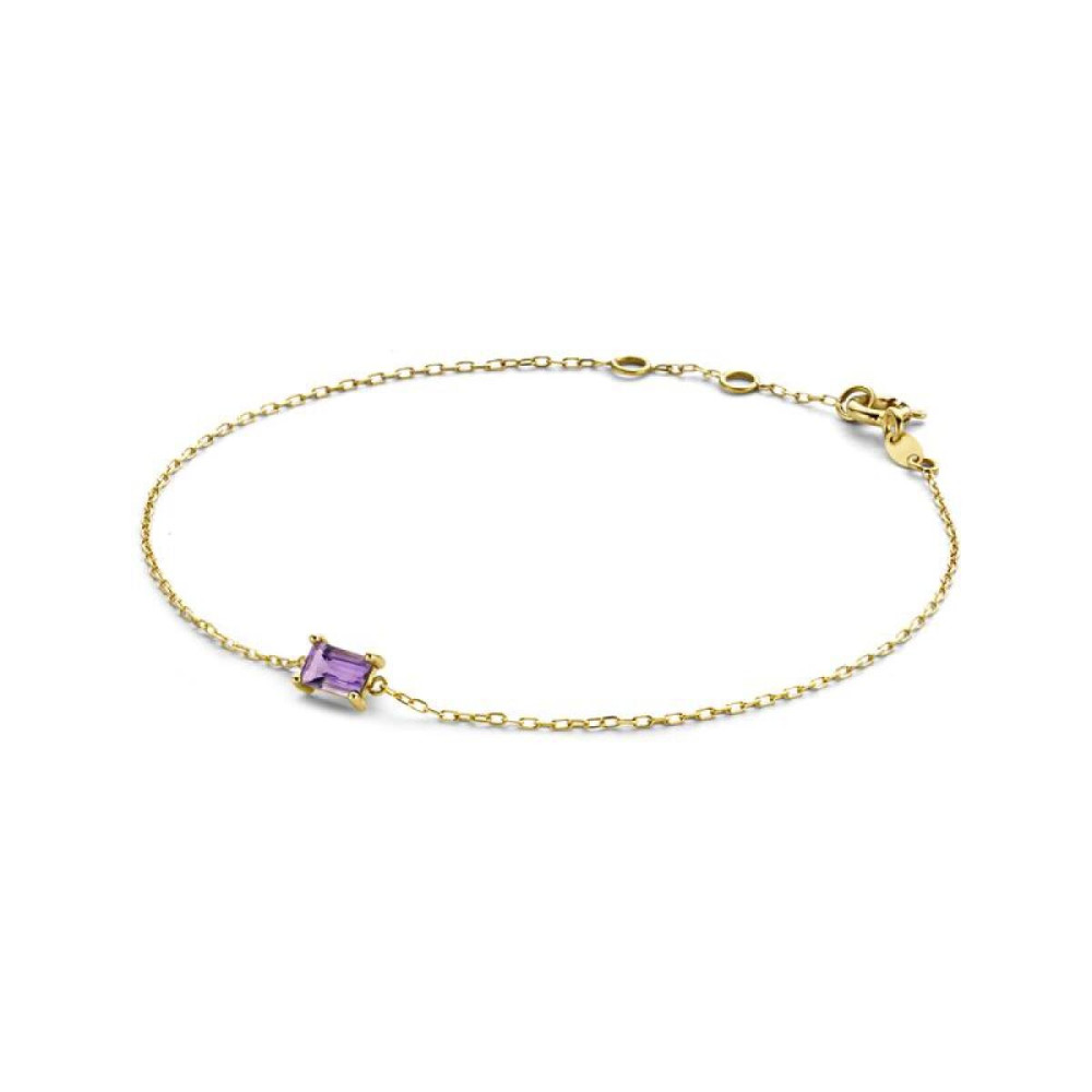 jackie-gold-medina-jkb21156-armband-geelgoud-amethist-goudkleurig-paars-lengte-17-18-19-cm