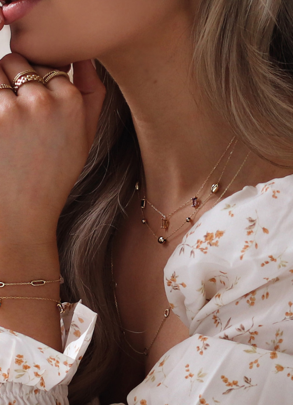 jackie-gold-medina-triple-gem-jkn21161-ketting-amethist-topaas-citrien-geelgoud-14-karaat-40-45-cm