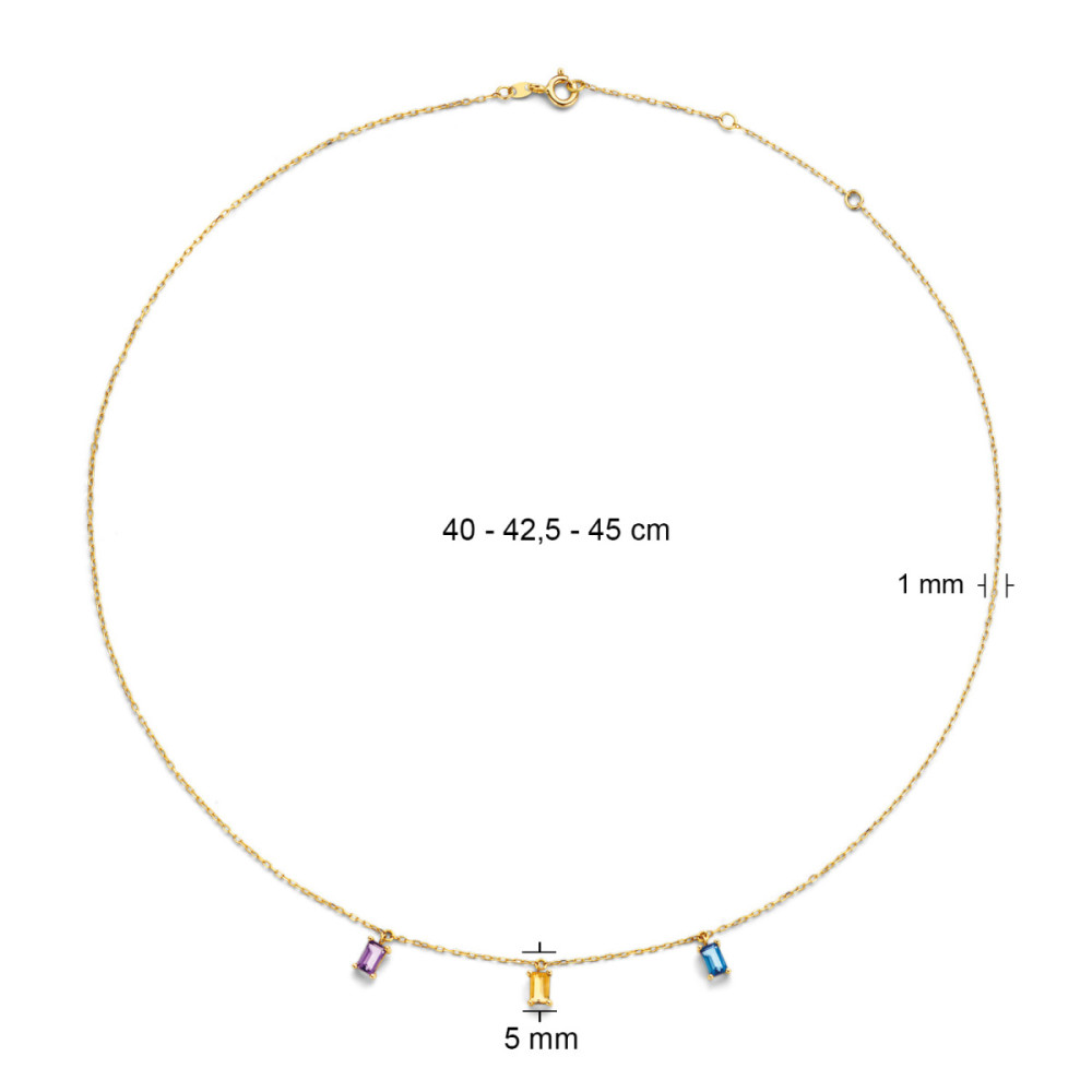 jackie-gold-medina-triple-gem-jkn21161-ketting-amethist-topaas-citrien-geelgoud-14-karaat-40-45-cm