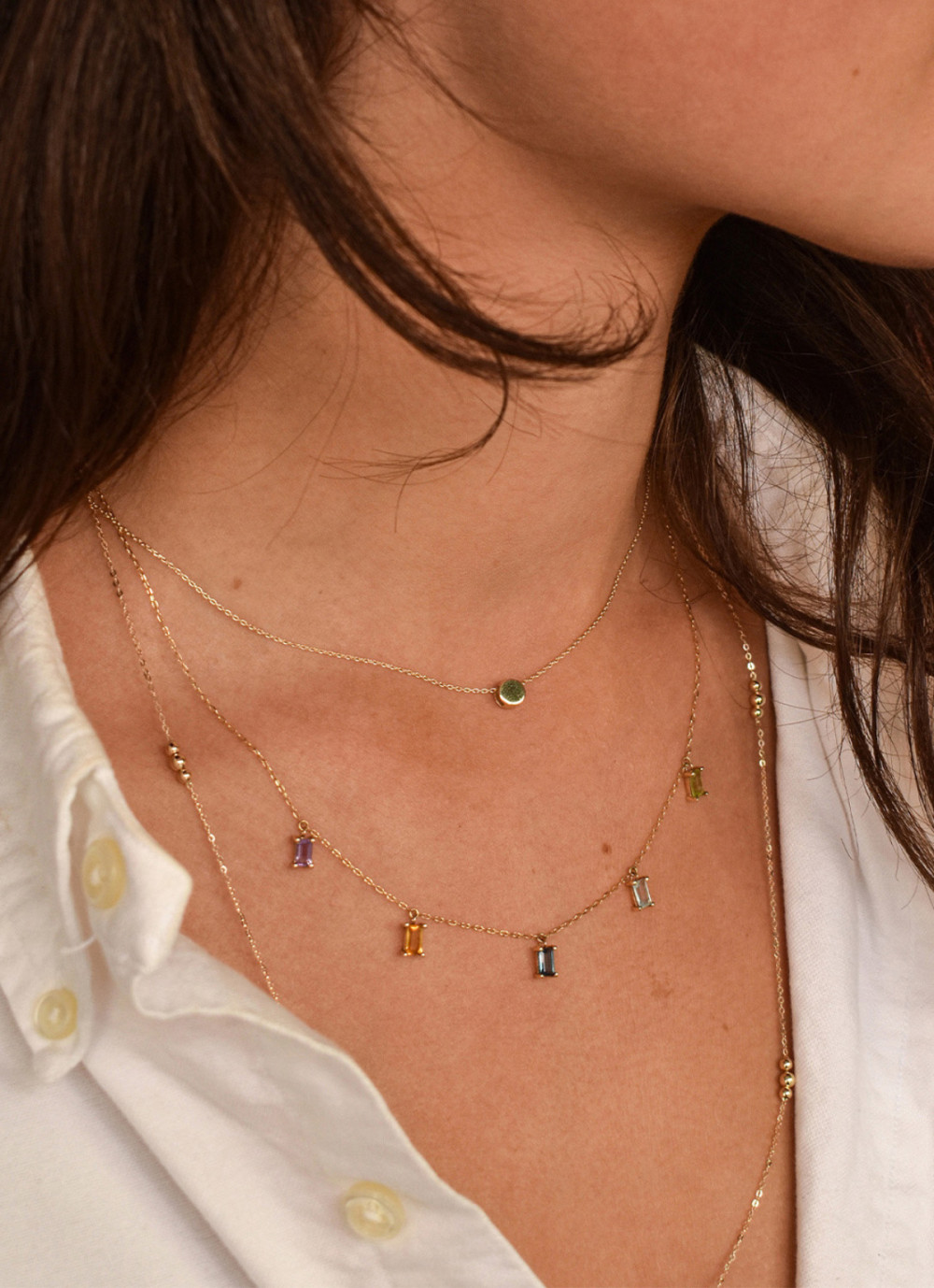 jackie-gold-plain-circle-jkn20043-ketting-cirkel-geelgoud-14-karaat-lengte-40-425-45-cm