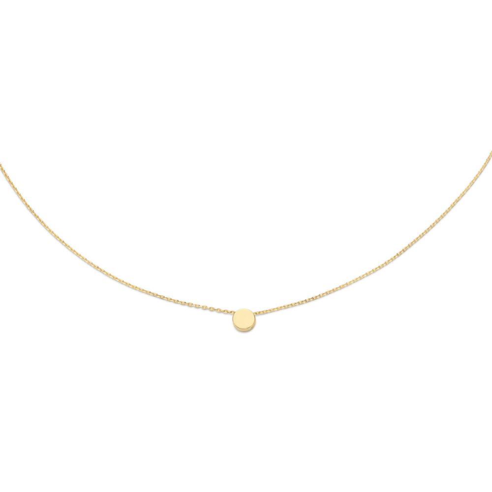 jackie-gold-plain-circle-jkn20043-ketting-cirkel-geelgoud-14-karaat-lengte-40-425-45-cm