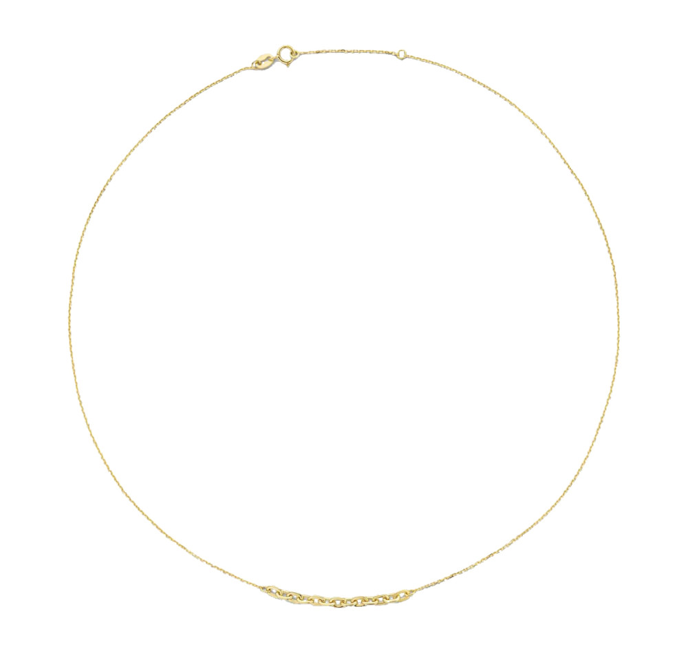 jackie-gold-positano-jkn22203-ketting-ankerschakel-geelgoud-14-karaat-lengte-40-45-cm
