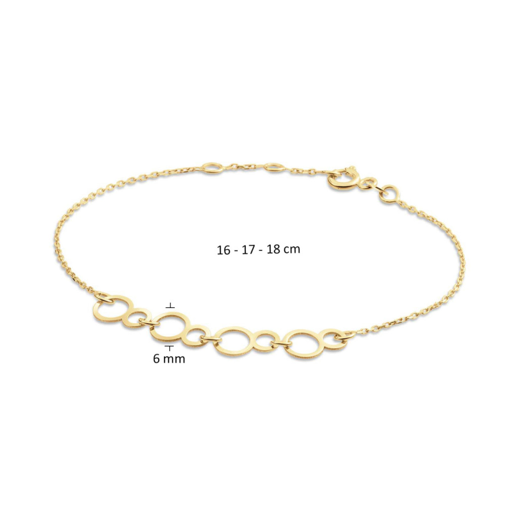 jackie-gold-rialto-jkb24464-armband-cirkels-geelgoud-14-karaat-16-17-18-cm