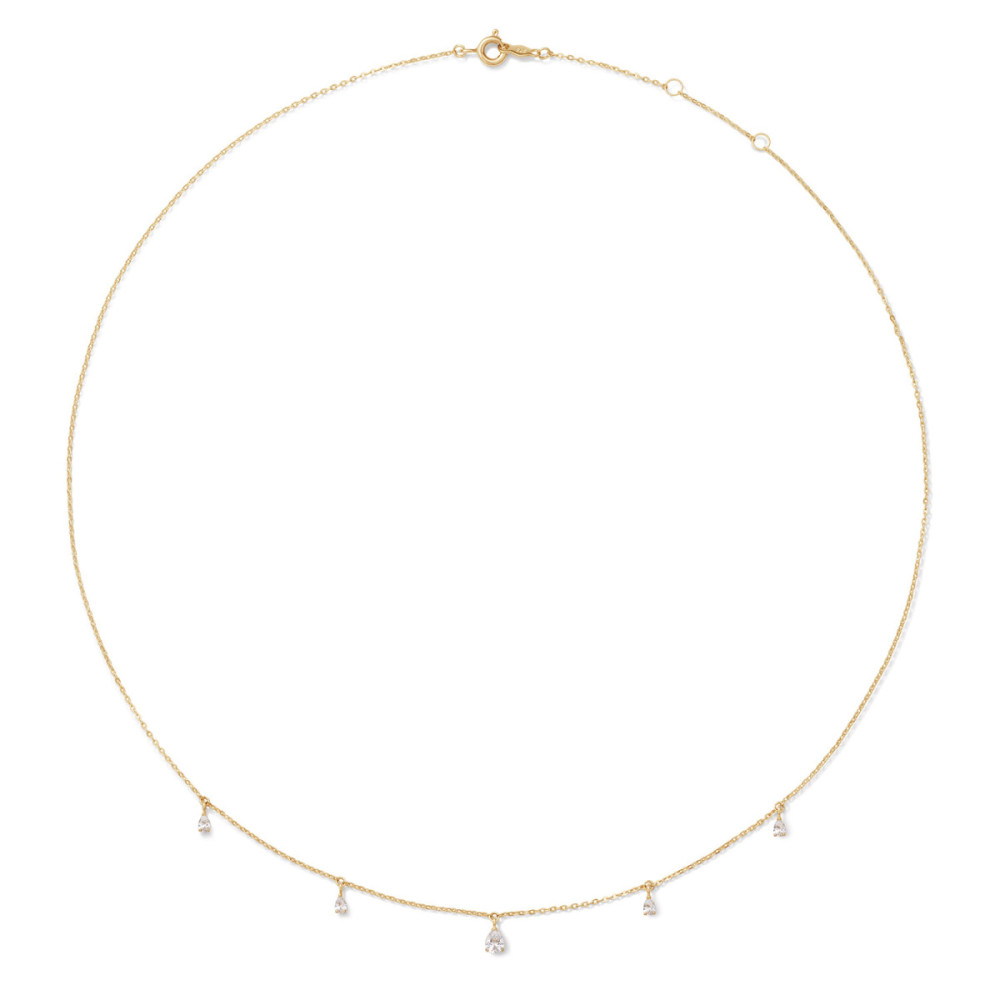 jackie-gold-twelve-apostels-jkn26-610-druppel-topaas-ketting-goud-14-karaat-lengte-40-42-5-45-cm