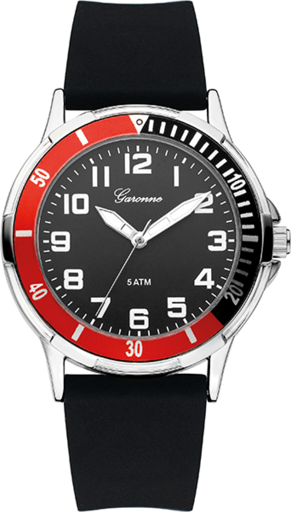 garonne-kids-kq13q465-kinderhorloge-zwarte-wijzerplaat-zwart-rode-bezel-35-mm