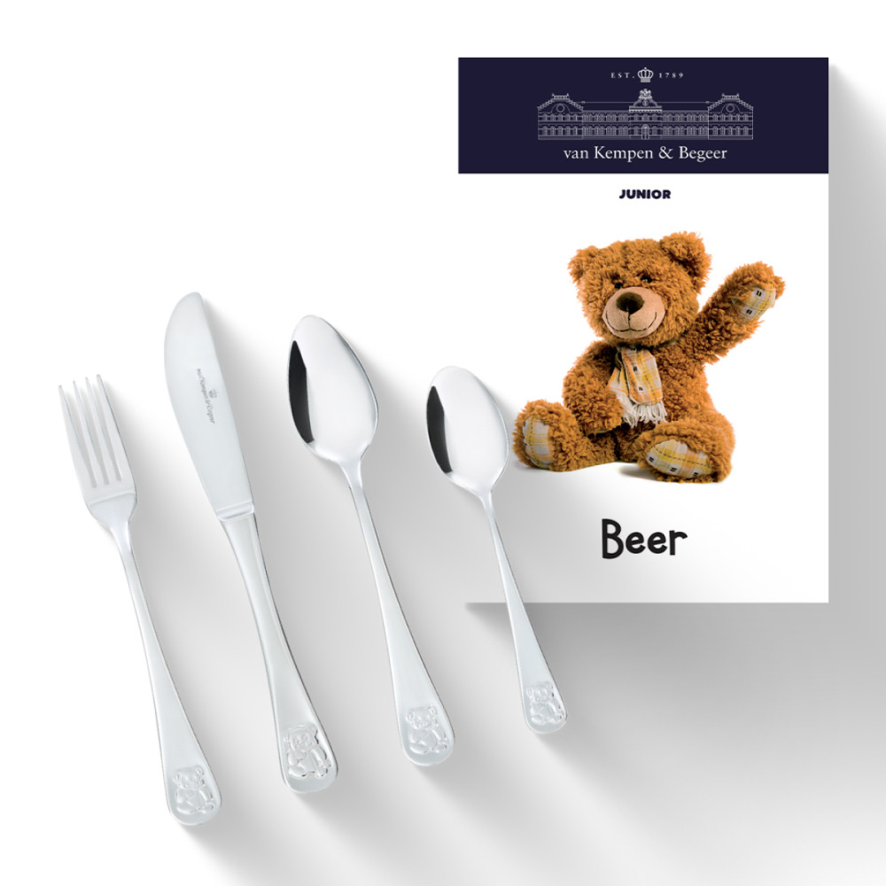 van-kempen-begeer-junior-beer-ks062ga4-kinderbestek-staal-4-delig-beertjes