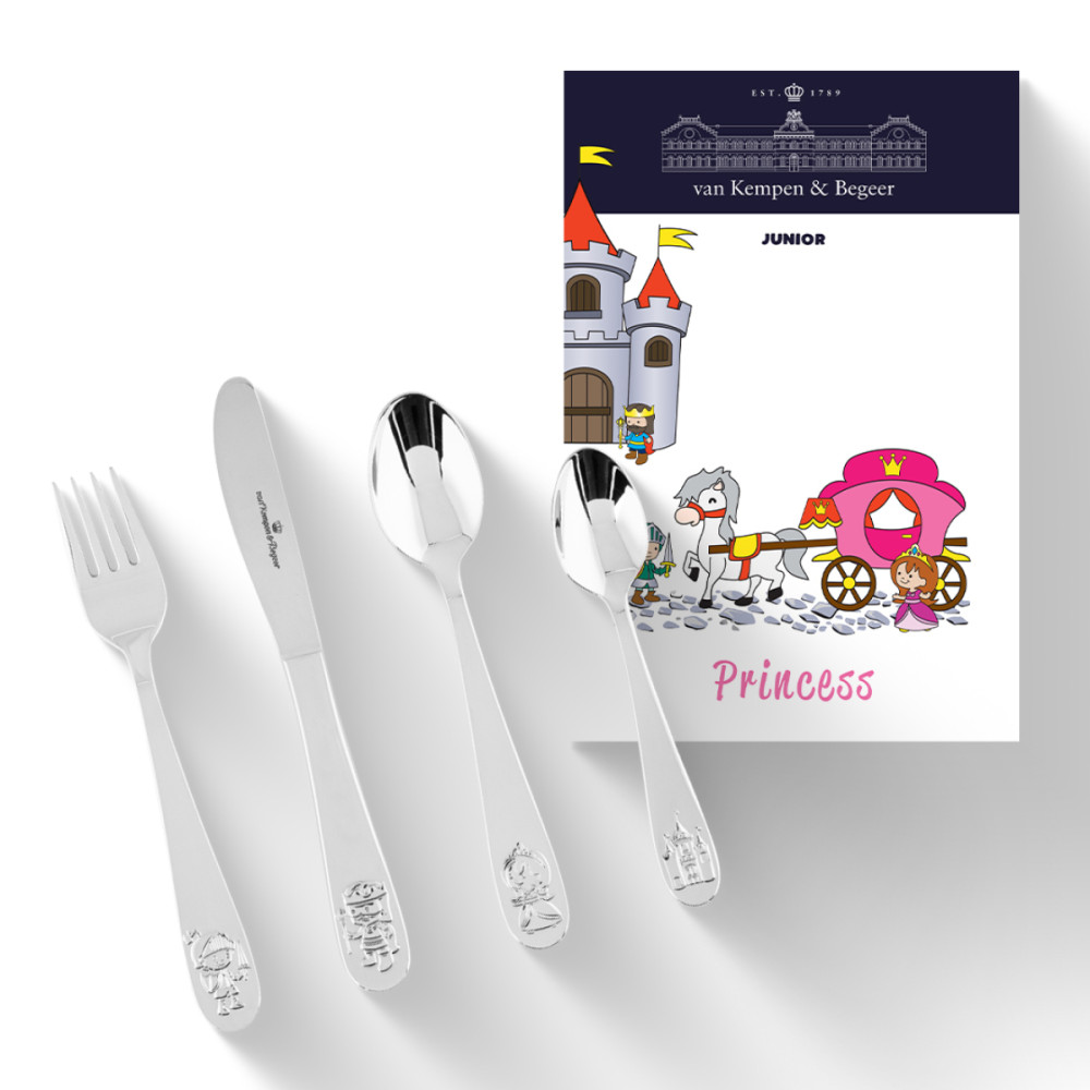 van-kempen-begeer-junior-princess-ks072ga4-kinderbestek-4-delig-staal-glanzend