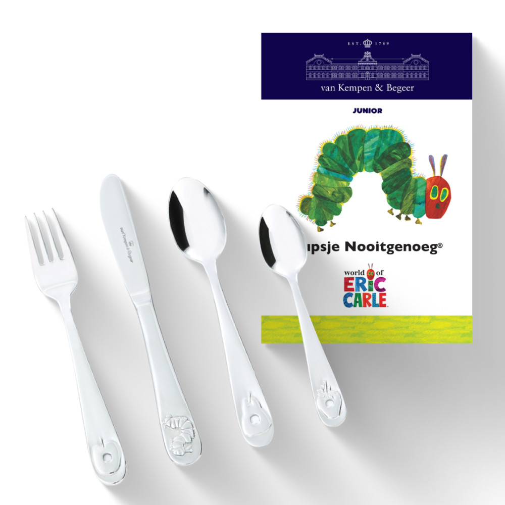 van-kempen-begeer-rupsje-nooitgenoeg-ks068ga4-kinderbestek-4-delig-staal-zilverkleurig-glanzend
