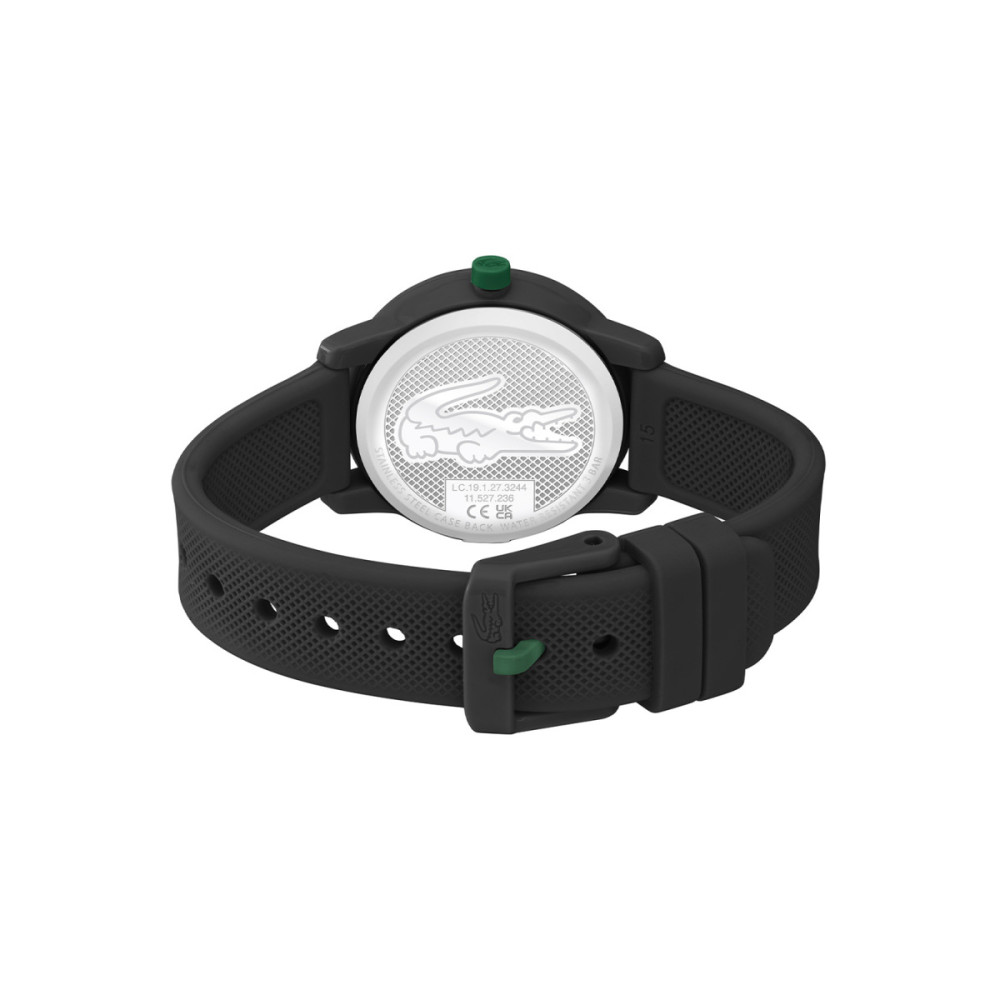 lacoste-1212-kids-lc2030042-kinderhorloge-zwart-kunststof-groene-rand-32-mm