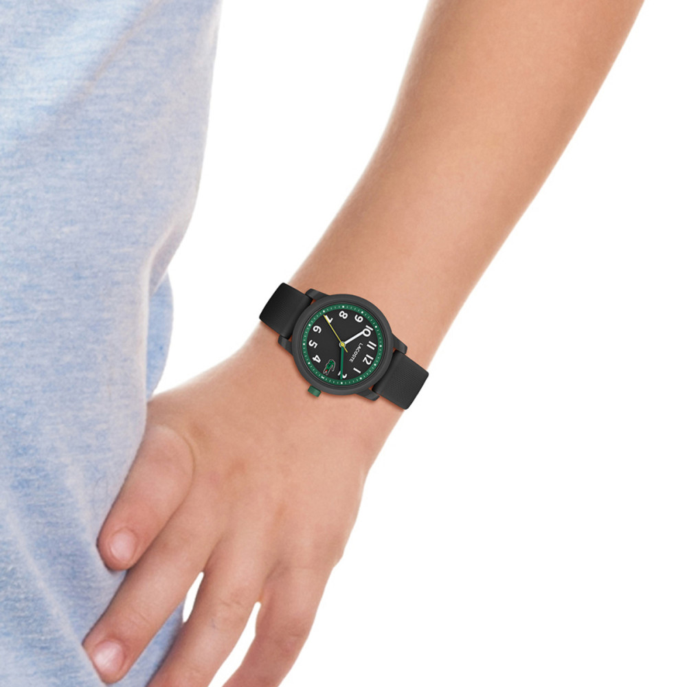 lacoste-1212-kids-lc2030042-kinderhorloge-zwart-kunststof-groene-rand-32-mm