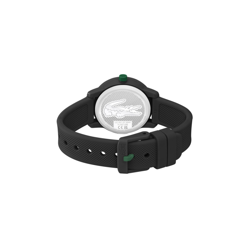 lacoste-1212-kids-lc2030042-kinderhorloge-zwart-kunststof-groene-rand-32-mm