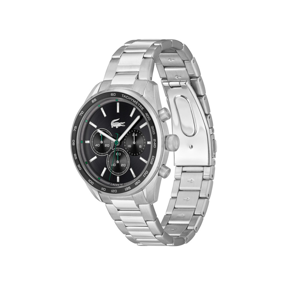 lacoste-boston-lc2011347-herenhorloge-zilverkleurig-staal-zwarte-wijzerplaat-chronograaf-42-mm