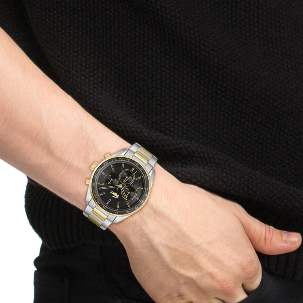 lacoste-boston-lc2011348-herenhorloge-bicolor-zwarte-wijzerplaat-chronograaf-42-mm