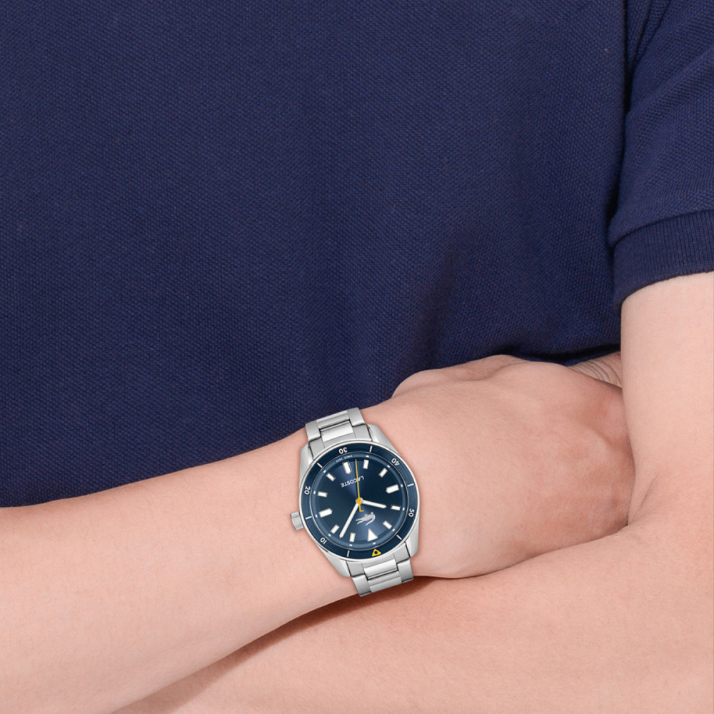 lacoste-boston-lc2011424-herenhorloge-zilverkleurig-staal-blauwe-wijzerplaat-39-mm