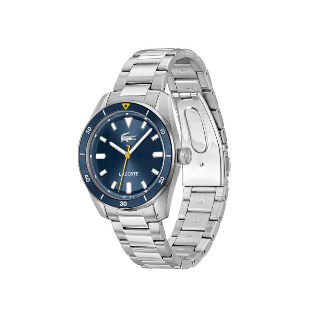 lacoste-boston-lc2011424-herenhorloge-zilverkleurig-staal-blauwe-wijzerplaat-39-mm