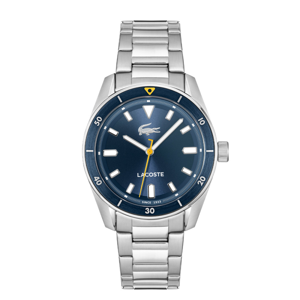 lacoste-boston-lc2011424-herenhorloge-zilverkleurig-staal-blauwe-wijzerplaat-39-mm