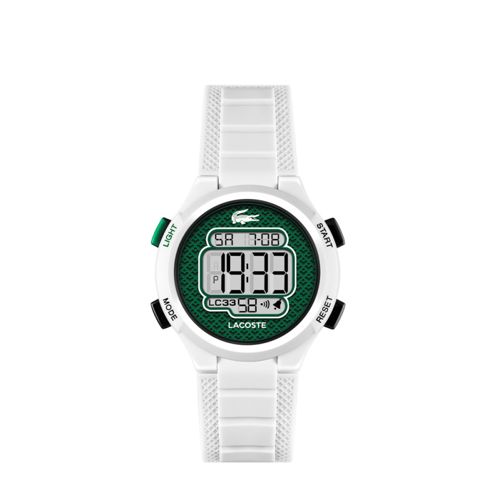 lacoste-lc33-lc2030064-digitaal-horloge-wit-kunststof-groene-wijzerplaat-kinderen-34-mm
