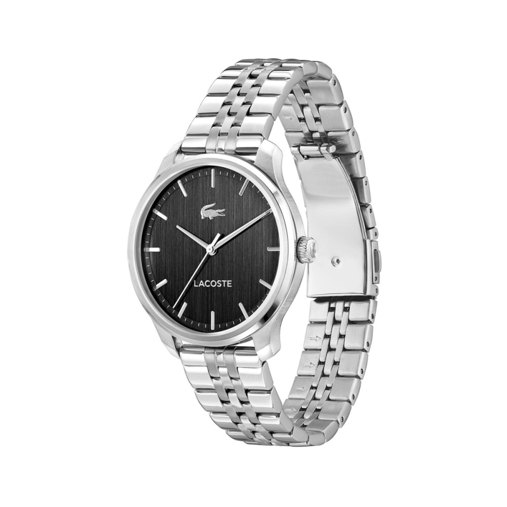lacoste-lisbon-lc2011510-herenhorloge-zilverkleurig-staal-zwarte-wijzerplaat-42-mm