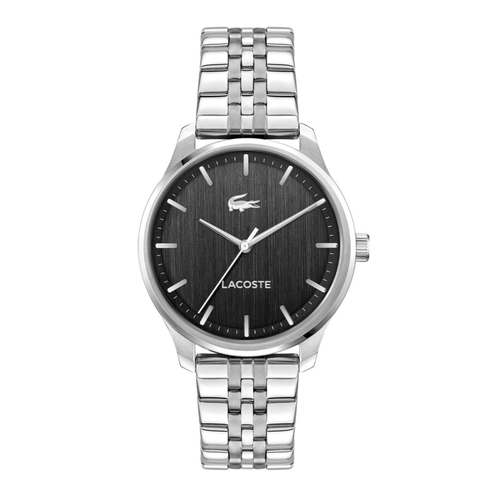 lacoste-lisbon-lc2011510-herenhorloge-zilverkleurig-staal-zwarte-wijzerplaat-42-mm