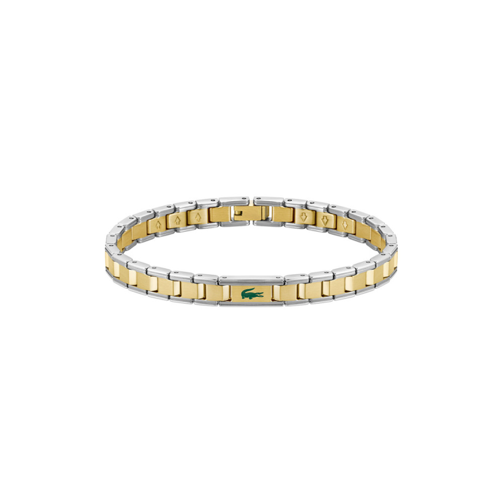 lacoste-metropole-edge-lcj2040586-herenarmband-bicolor-schakels-9-mm-breedte-lengte-19-cm