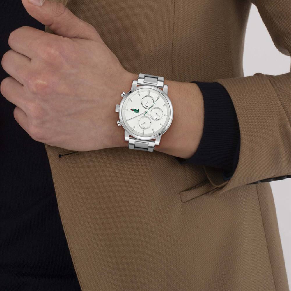 lacoste-replay-lc2011452-herenhorloge-zilverkleurig-staal-witte-wijzerplaat-44-mm