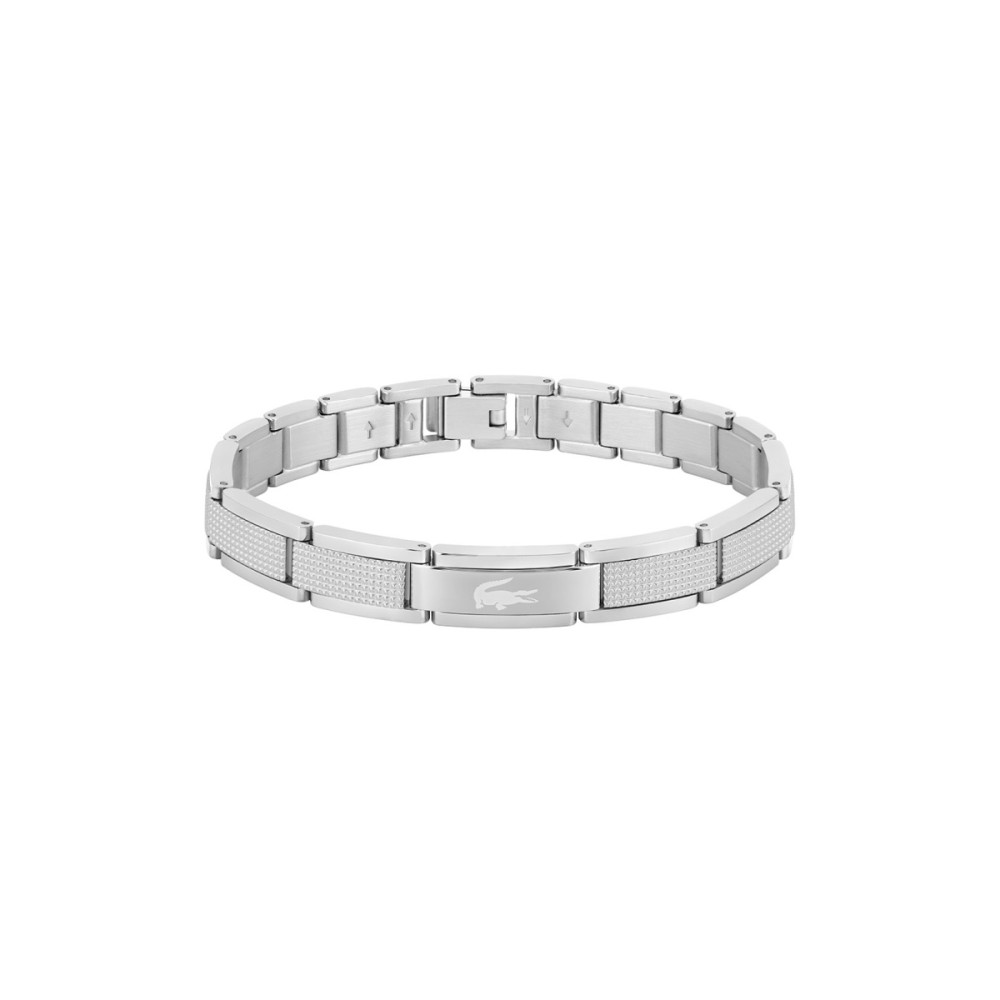 lacoste-stencil-lcj2040188-heren-schakelarmband-zilverkleurig-staal-mat-9-mm-breedte-lengte-19-cm