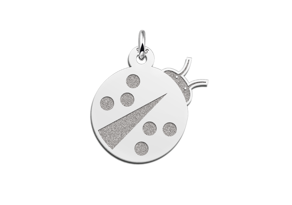 zilveren-lieveheersbeestje-hanger-met-gegraveerd-patroon-diameter-16-mm