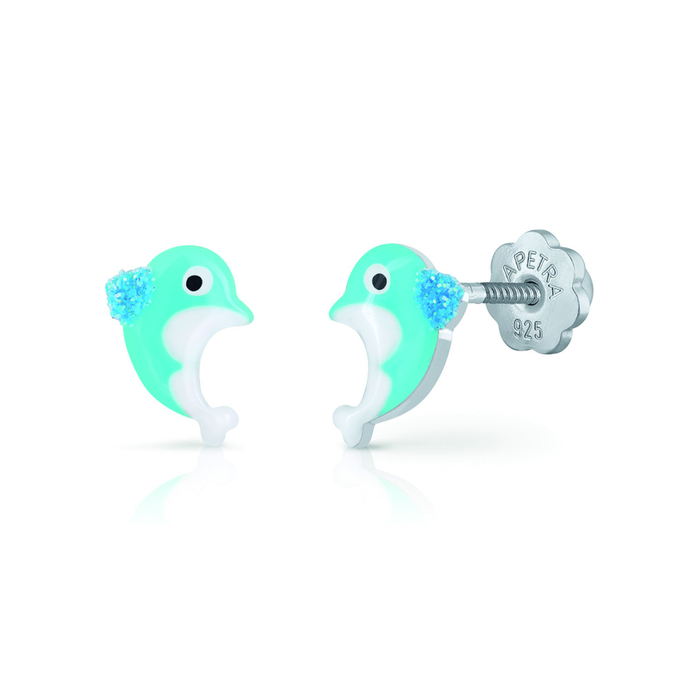 lapetra-lpos0164-blauwe-dolfijn-kinderoorbellen-zilver-en-emaille-3-mm-breed-x-8-mm-hoog
