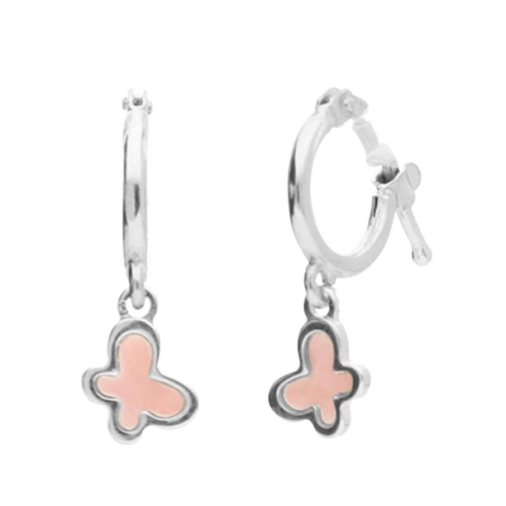 lapetra-lppo0034-vlinder-oorringen-zilver-en-roze-emaille-5-mm-breed