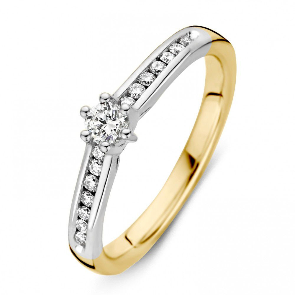 14-karaat-bicolor-solitair-ring-met-centrale-diamant-en-pavegezette-zijstenen
