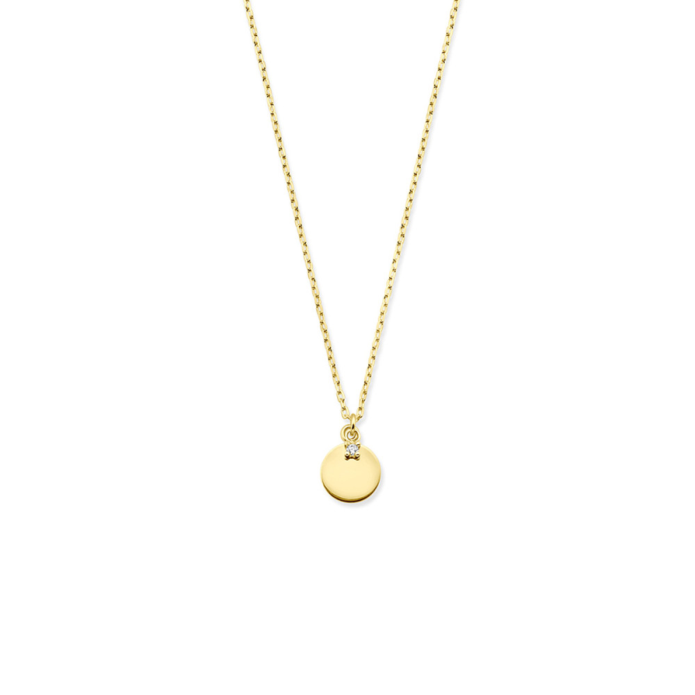 14-karaat-gouden-anker-ketting-met-ronde-en-zirkonia-hanger-lengte-40-42-44-cm
