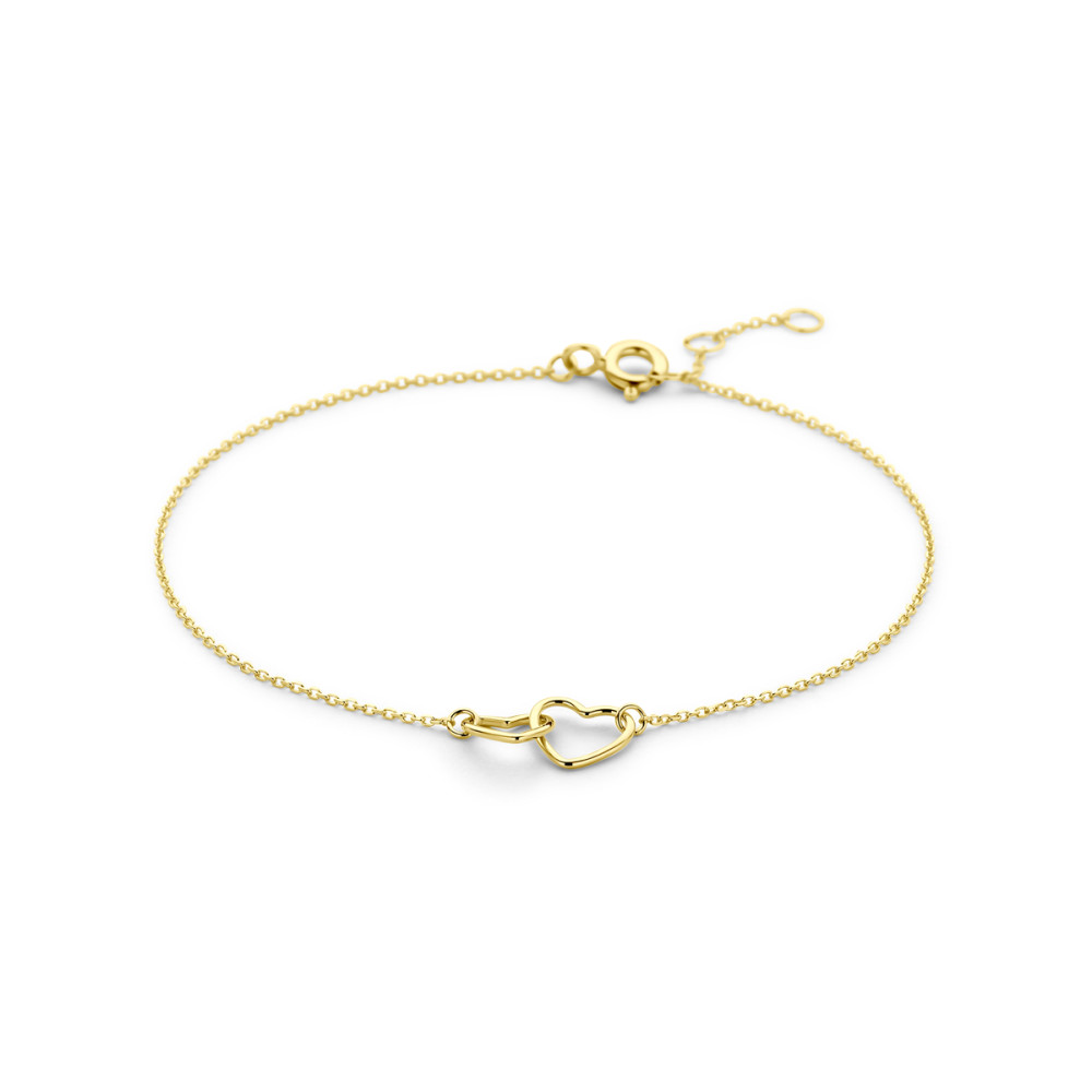 14-karaat-gouden-armband-met-twee-verweven-hartjes-6-mm-x-7-mm-lengte-16-5-cm-17-5-cm-18-5-cm