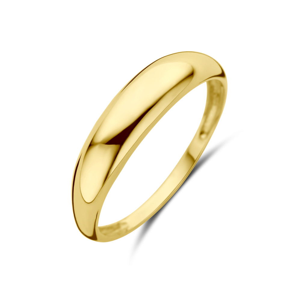 14-karaat-gouden-basisring-met-verdikte-bovenkant-en-gladde-afwerking-4-5-mm