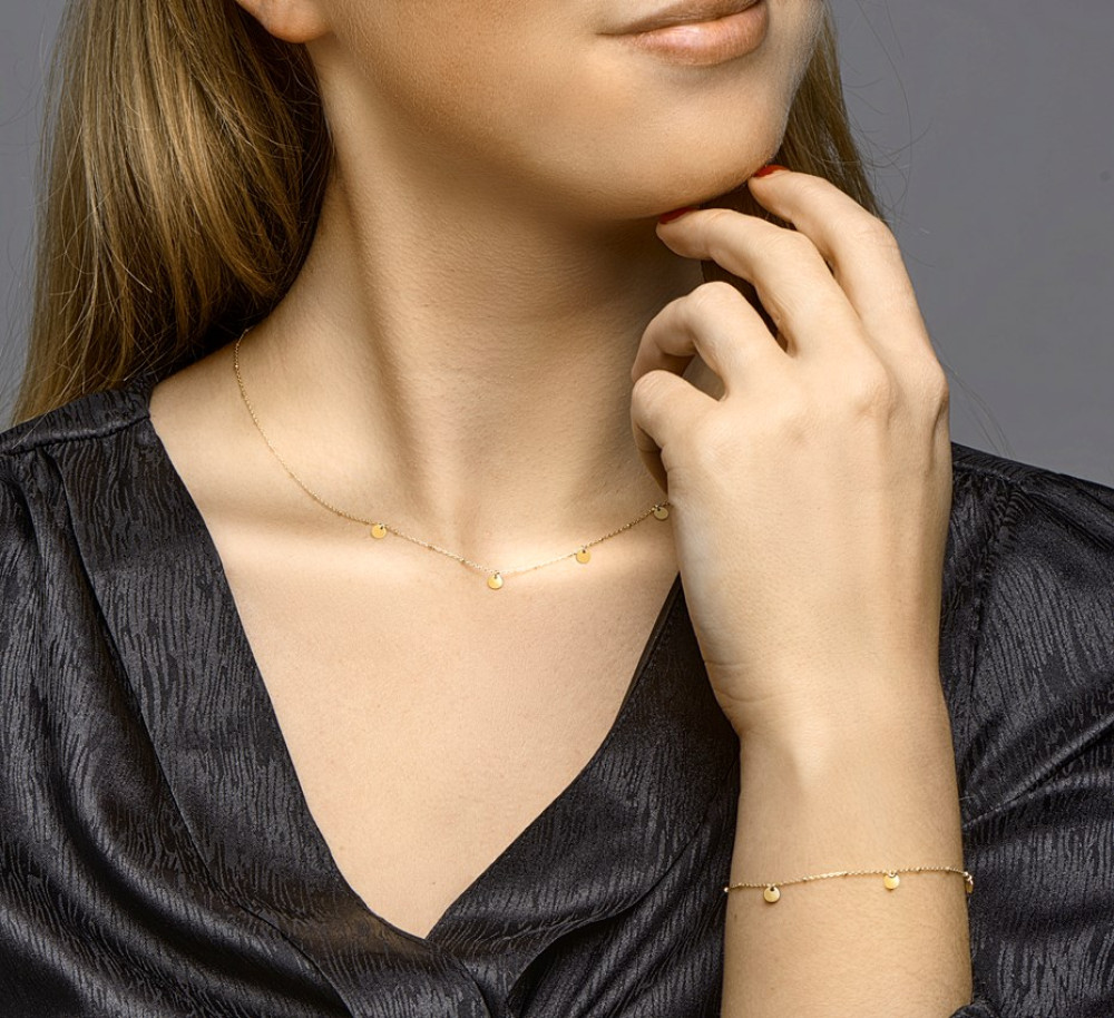 14-karaat-gouden-bedelarmband-met-ronde-schakels-en-verstelbare-lengte