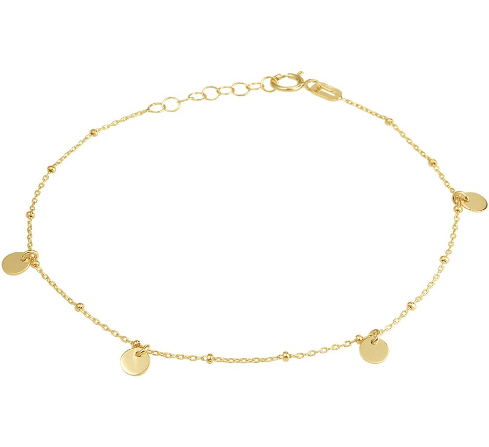 14-karaat-gouden-bedelarmband-met-ronde-schakels-en-verstelbare-lengte