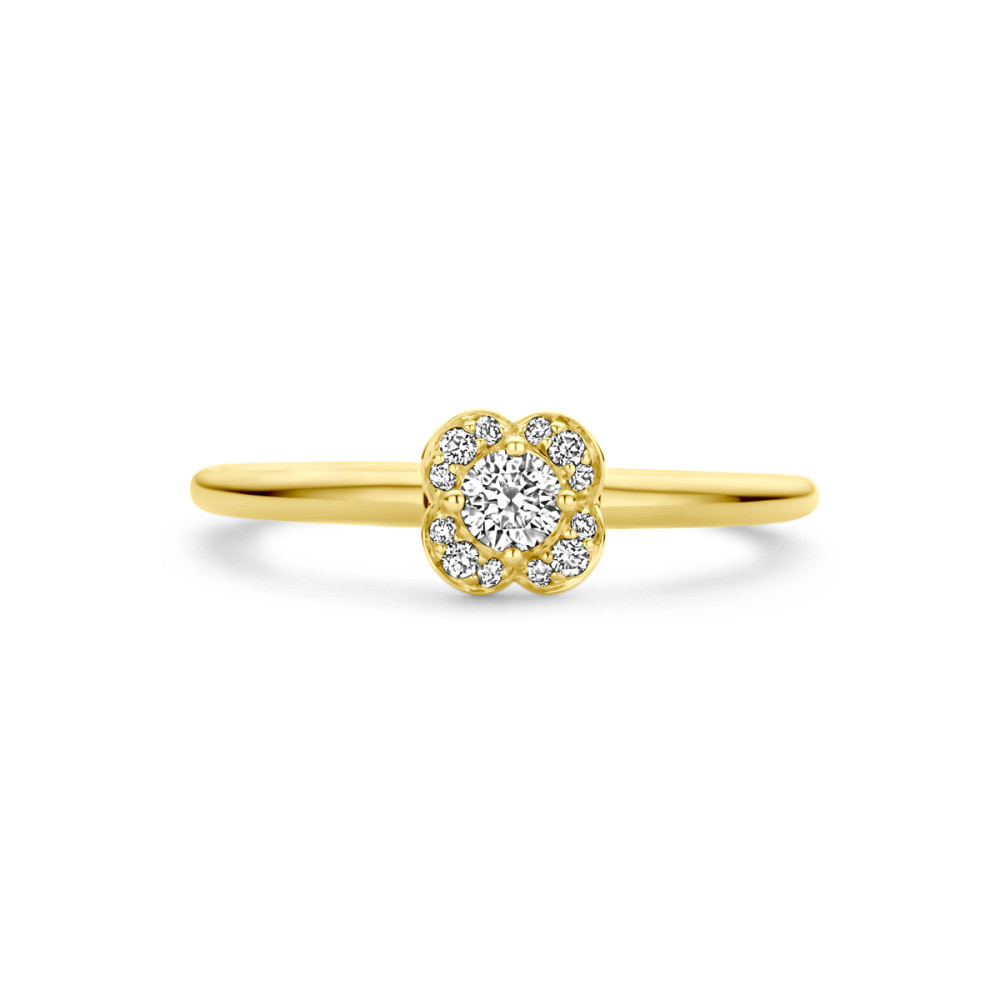 14-karaat-gouden-bloem-ring-met-diamanten-in-halo-stijl