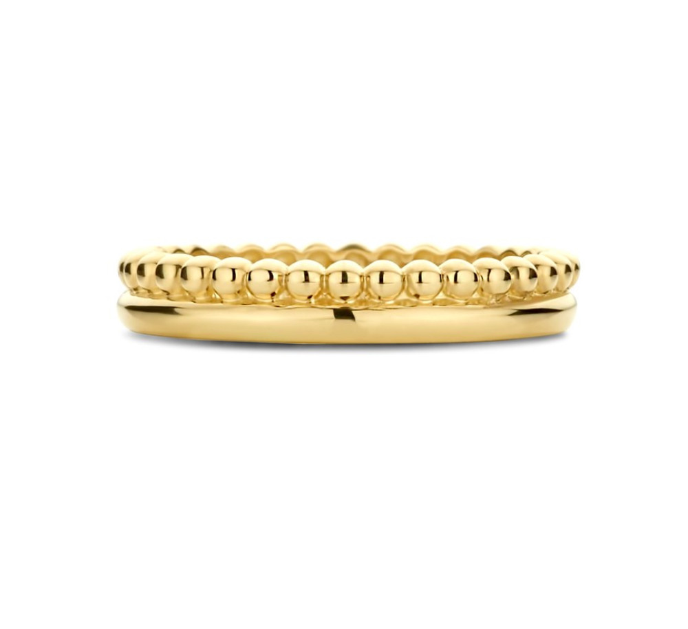 14-karaat-gouden-bolletjesring-met-speelse-textuur