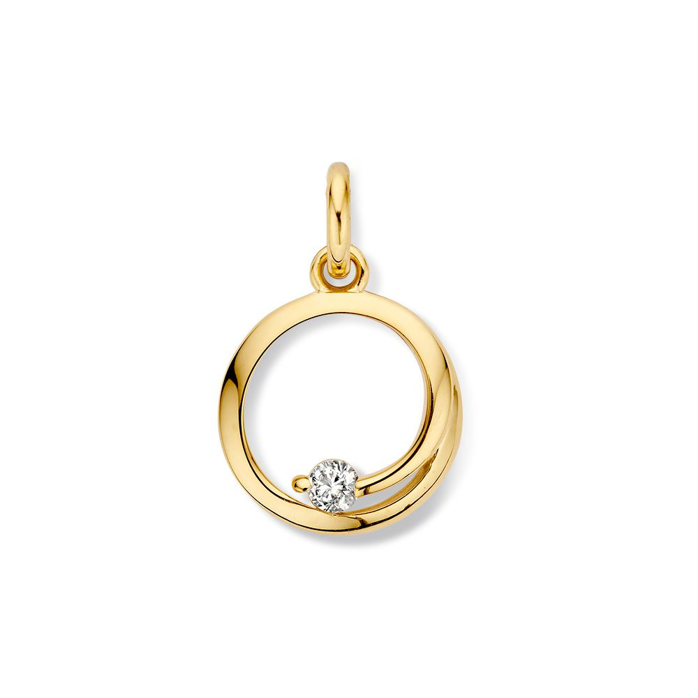 14-karaat-gouden-cirkelvormige-hanger-met-zirkonia-13-mm-hoogte-19-mm