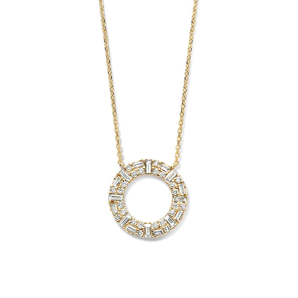 14-karaat-gouden-collier-met-grote-diamanten-hanger-0-98-crt-lengte-42-45-cm