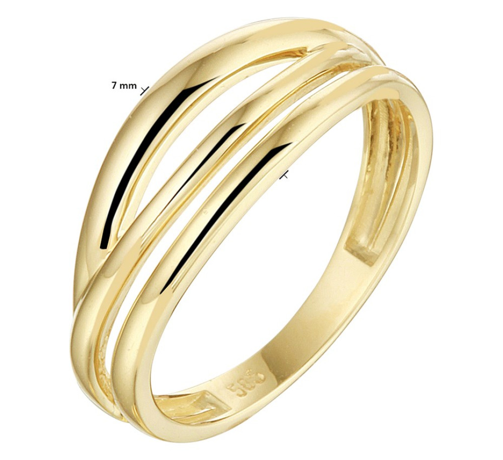 14-karaat-gouden-crossover-ring-met-elegante-overlappende-banen
