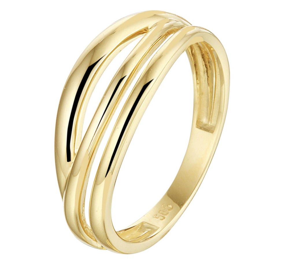 14-karaat-gouden-crossover-ring-met-elegante-overlappende-banen